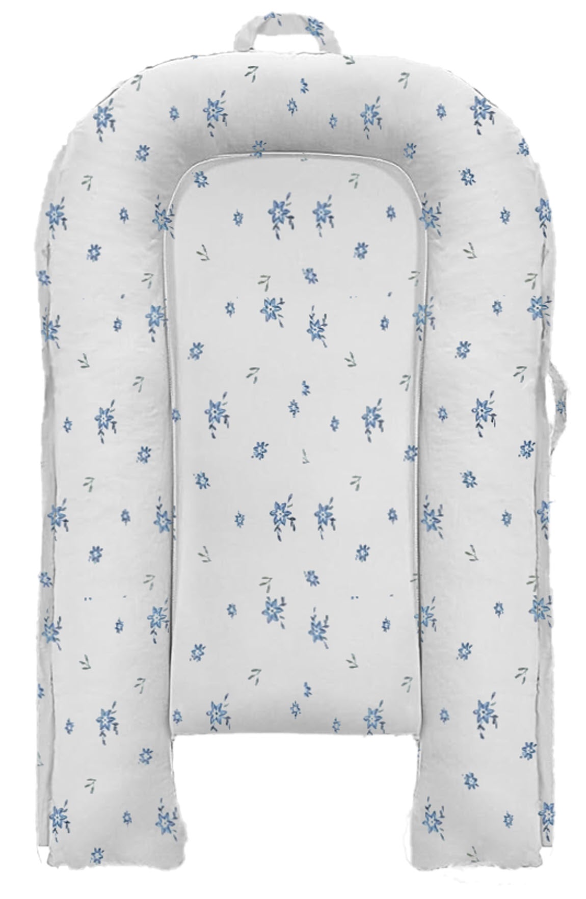 Baby Lounger Floral Blue